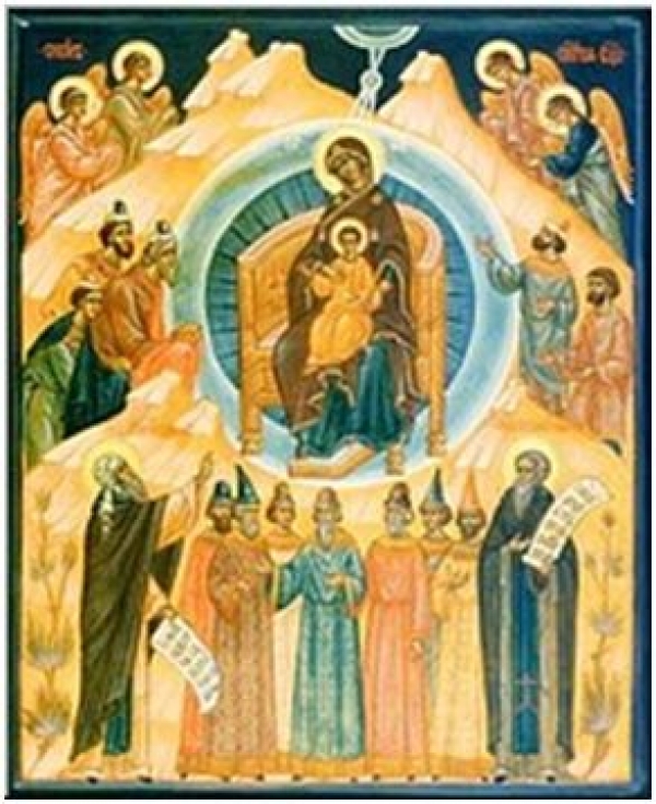 Праведный Иосиф Обручник, Давид царь и Иаков, брат Господень