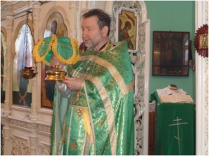 Воскресное Богослужение в храме станицы Клетской