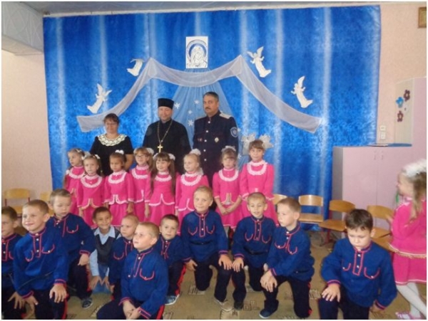 Праздник Покрова Пресвятой Богородицы в детском саде «Колокольчик» станицы Клетской Клетского благочиния