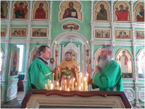 Воскресное Богослужение в храме ст. Клетской