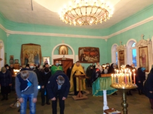 Молебен на Новый год в храме Живоначальной Троицы