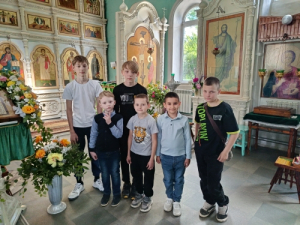 Празднование Троицы в воскресной школе