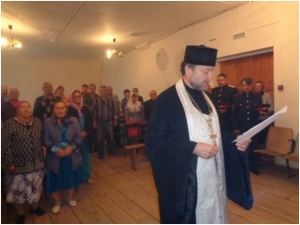 Поминальная лития в х. Евстратов Клетского благочиния